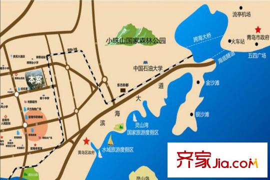 瑯琊臺家園區(qū)位圖