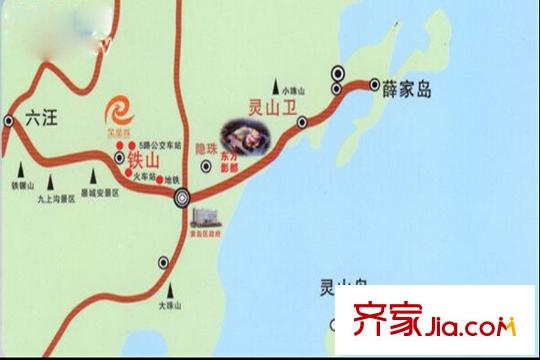 望海源鳳凰城交通圖