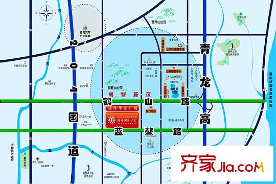 錦繡華隆君匯交通區(qū)位圖