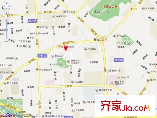 小村莊社區(qū)交通圖