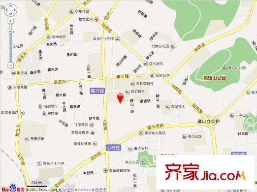 四方機(jī)廠宿舍交通圖