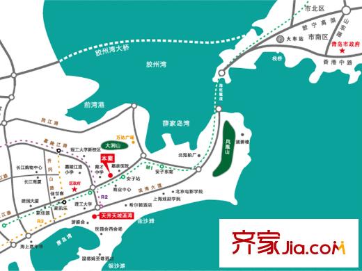 天齊雅誠名筑區(qū)位圖