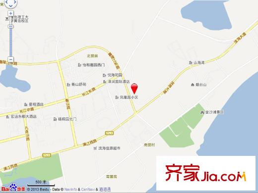 海信鳳凰金岸陽光里交通圖
