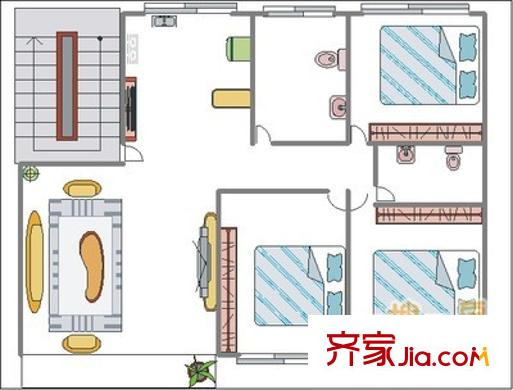 盈園廣場 4室 戶型圖