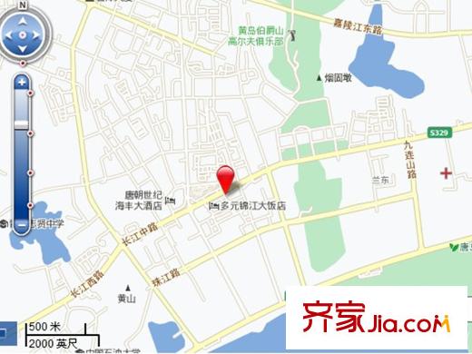 青島開發(fā)區(qū)國(guó)際貿(mào)易中心交通圖