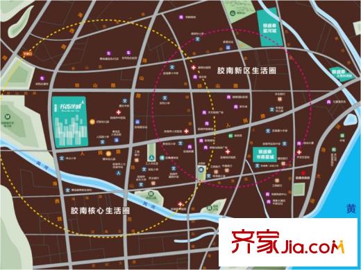 銀盛泰書香泮城區(qū)位圖