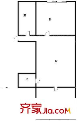 寶應路小區(qū)戶型圖2室戶型圖 2室1廳1衛(wèi)1廚
