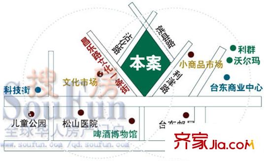 天福綠洲交通圖
