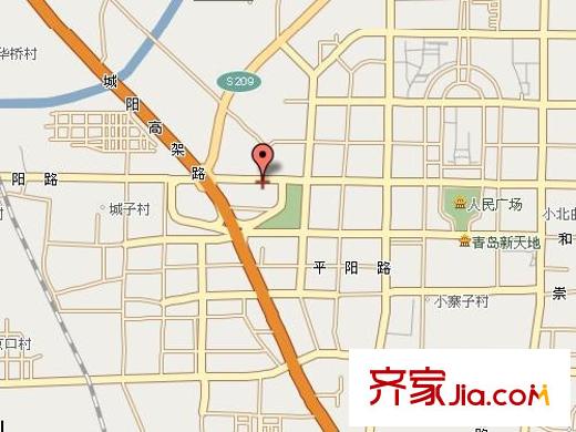 地恒春天交通圖