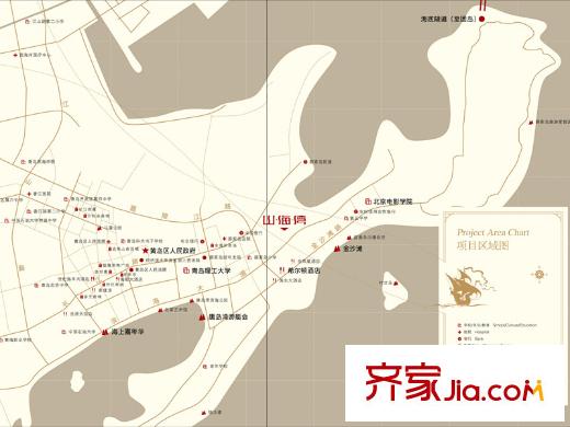 海爾山海灣交通圖