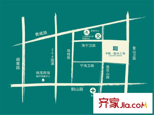 龍山上苑區(qū)位