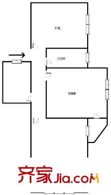 東山路社區(qū)戶(hù)型圖3室戶(hù)型圖 3室1衛(wèi)1廚