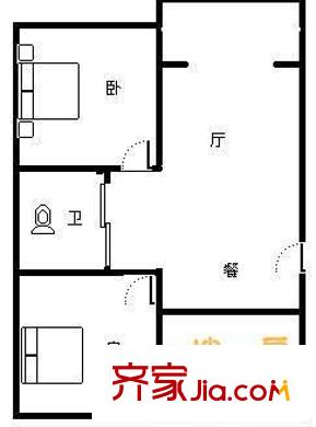 寶灣花園 2室 戶型圖