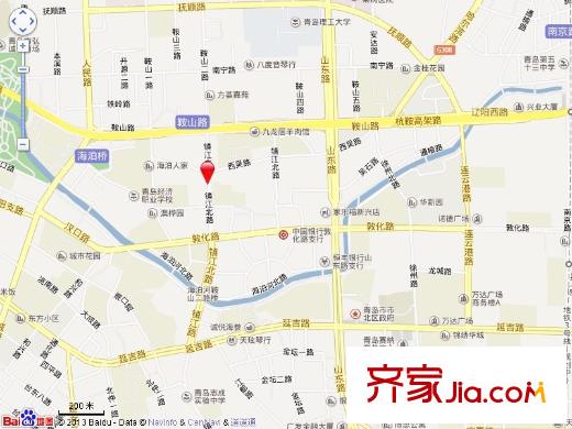 鎮(zhèn)江北路小區(qū)交通圖
