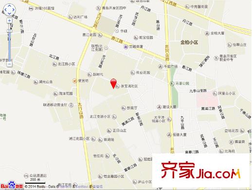 張寶灣小區(qū)交通圖