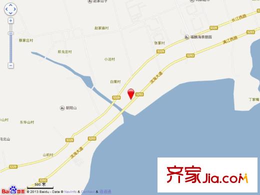青島東方影都交通坐標圖