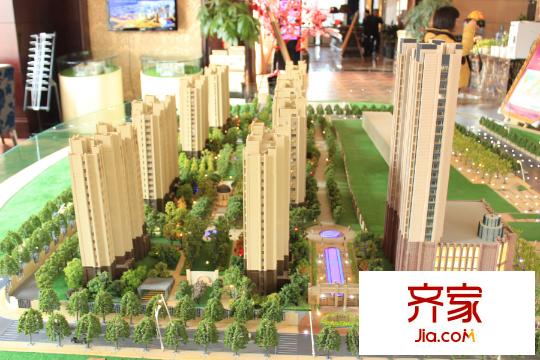四季香邑沙盤實(shí)景（2015-3-11）