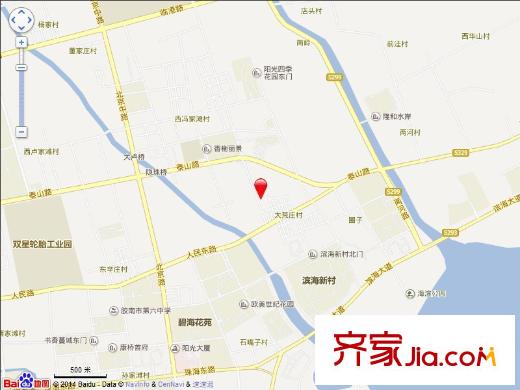 銀盛泰星海城交通圖