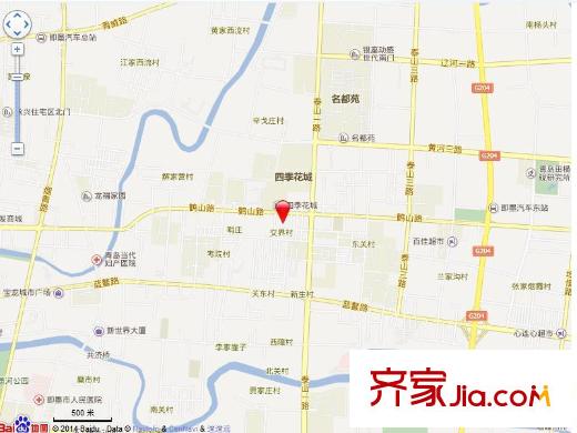 四季香邑交通區(qū)位圖