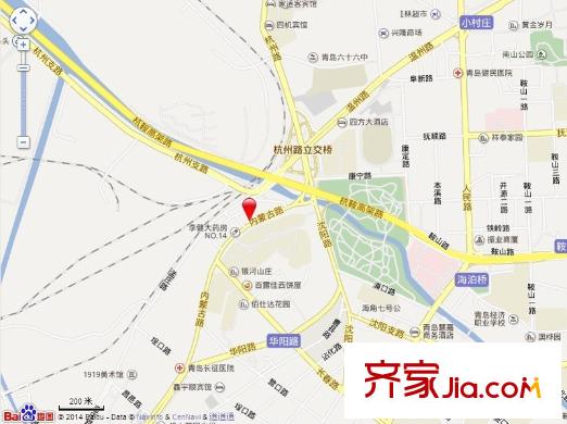 內(nèi)蒙古路小區(qū)交通圖