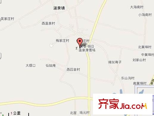 青建香根溫泉墅交通圖