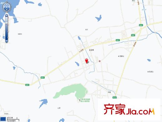 青建香根溫泉墅交通圖區(qū)位圖