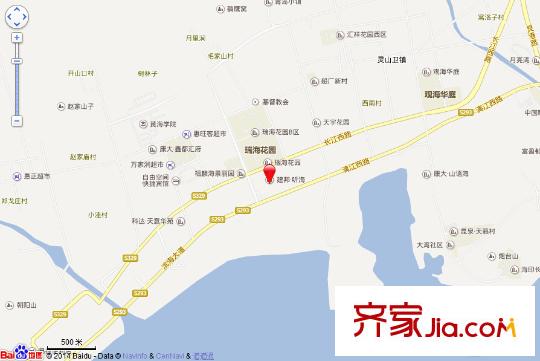 建邦聽海別墅交通圖
