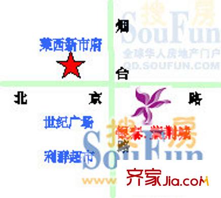 銀泰紫荊城別墅交通圖