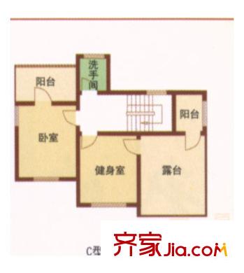 銀泰紫荊城別墅戶型圖銀泰紫荊城 戶型圖 2室1衛(wèi)