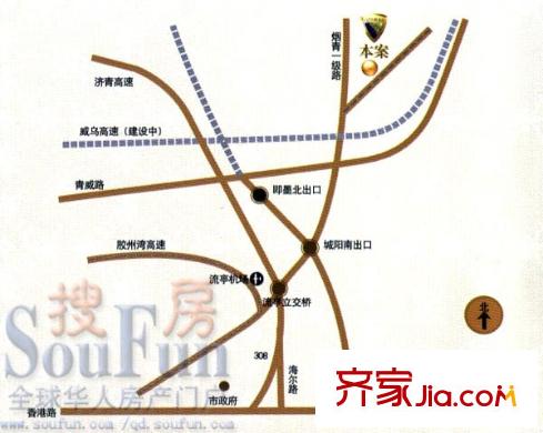 淺水灣別墅交通圖