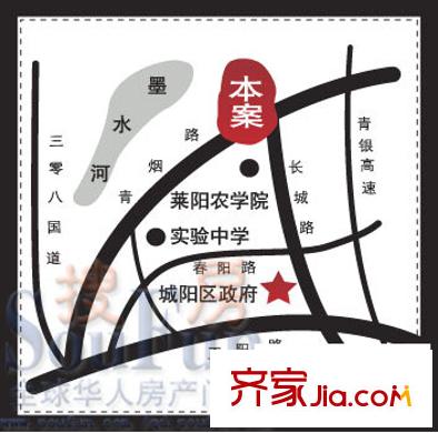 學(xué)府康庭交通圖