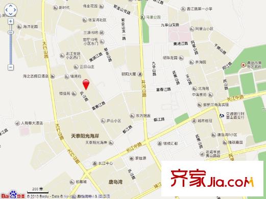 太行山路社區(qū)交通圖