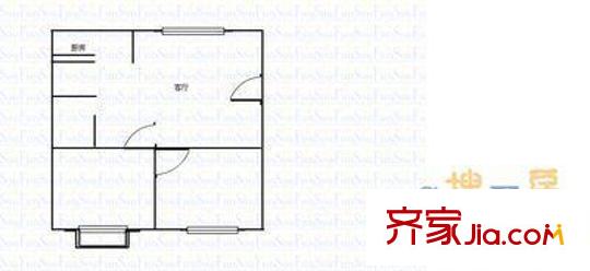 太行山路社區(qū)戶型圖戶型圖 1室1廳1衛(wèi)1廚