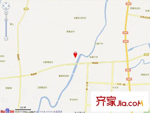 一山一墅交通圖區(qū)域