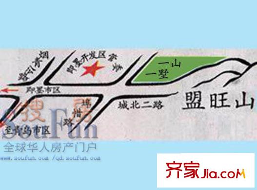 一山一墅交通圖
