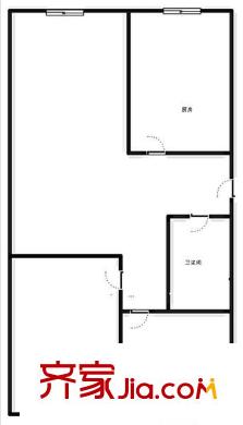 世紀(jì)花苑南區(qū)2室 戶型圖