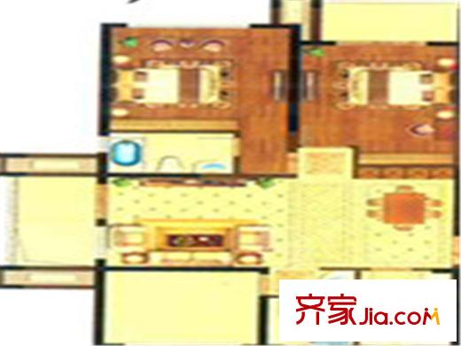佳源都市27#28#東側(cè)D戶型 3室2廳2衛(wèi)1廚