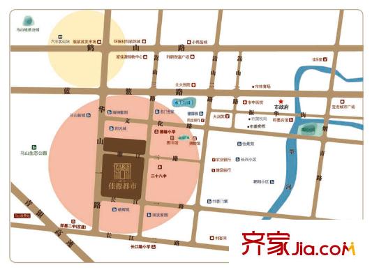 佳源都市區(qū)位圖