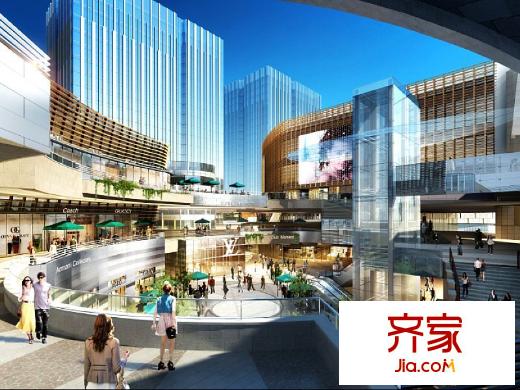 和達(dá)中心城外景圖