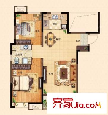 和達(dá)中心城 B戶型