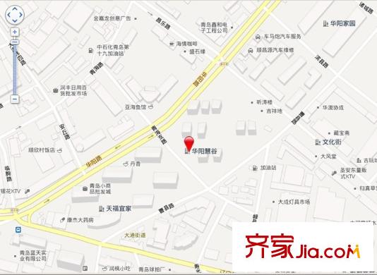 華陽慧谷交通圖