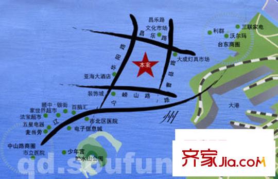 華陽慧谷交通圖