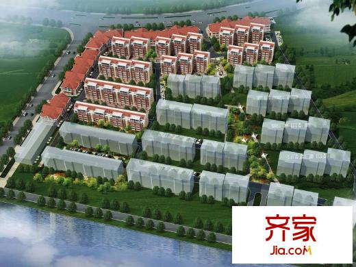 華麗澄月湖畔外景圖南區(qū)規(guī)劃圖
