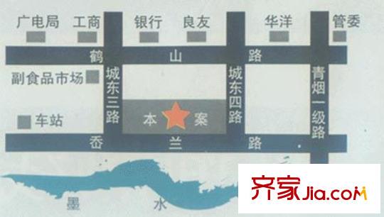 天云御花園交通圖