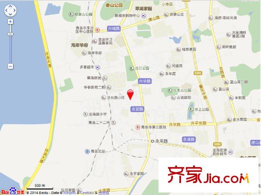興山路小區(qū)交通圖
