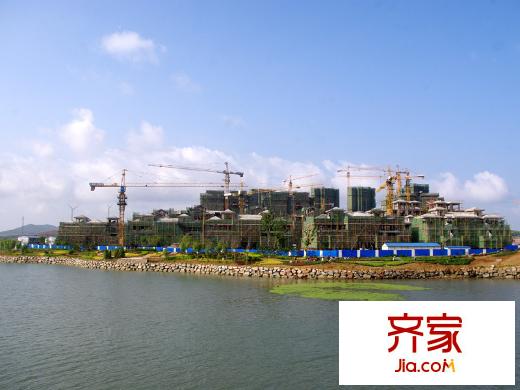 平方米海逸景灣工程進(jìn)展實(shí)景（20120627）
