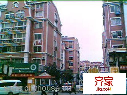 威海路步行街外景圖 