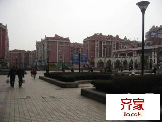 威海路步行街外景圖 