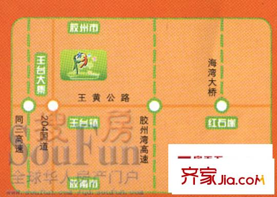 萬發(fā)活力康城交通圖