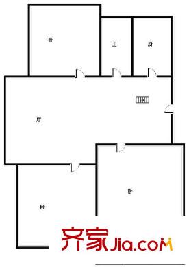 林語(yǔ)山畔 2室 戶型圖